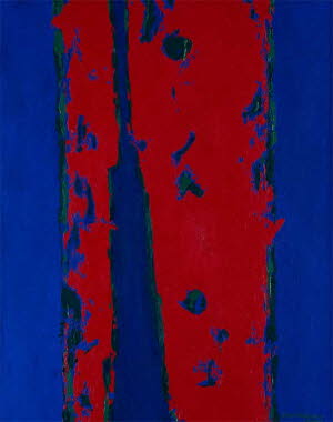 red on blue velvet